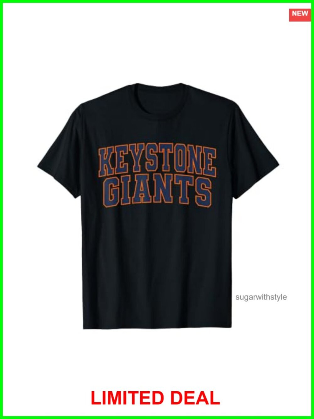 Keystone College Giants Fan T-Shirt Short Sleeve Crew Neck